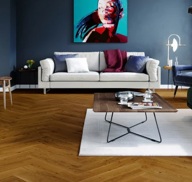 Stejar Brown Sugar Herringbone 110